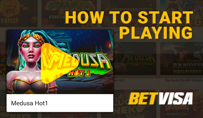 How to start playing casino slots on BetVisa - step-by-step instructions