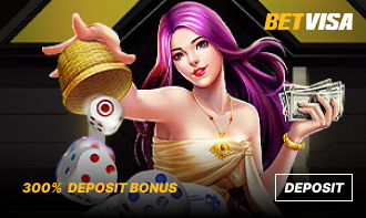 BetVisa 300% Deposit Bonus