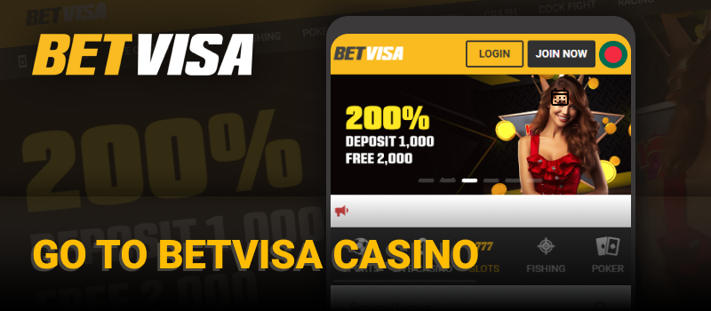 Go to casino Betvisa