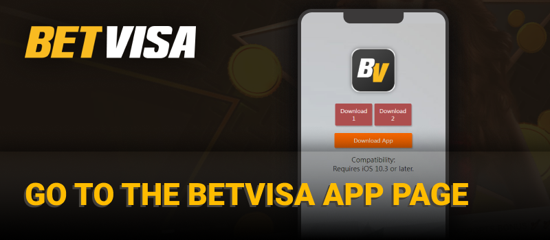 Go to the BetVisa app page